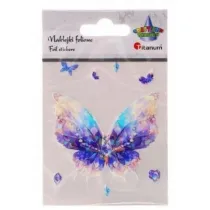 Titanum Naklejki foliowe motyl 70x60mm 8 szt.