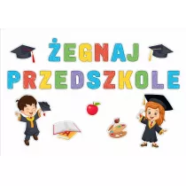 LearnHow Dekoracje okienne szko�a - �egnaj przedszkole 24 szt.