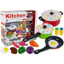 Zestaw kuchenny 22 elementy Leantoys