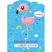 Gwka pracuje Z flamingiem rozpltuje