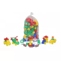 Polesie 52537 Klocki Budowniczy - 128 elem. w worku