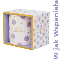 Be-Happy Gifts Kubek prezentowy W jak Wspania�a