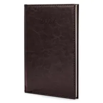 Kalendarz 2027 B5 Agenda Tygodniowy Br�zowy