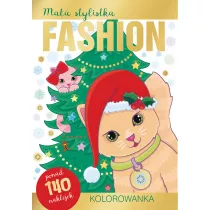 Ma�a stylistka Fashion. Kolorowanka. Kotki