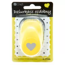 Dalprint Dziurkacz z motywem Serce 2,5 cm
