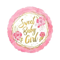 Balon foliowy Sweet Baby Girl 46cm