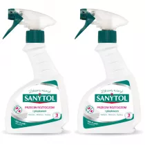 Sanytol Spray przeciw roztoczom i pluskwom Zestaw 2 x 300 ml