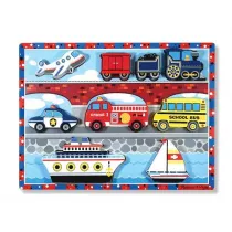 Puzzle drewniane Pojazdy Melissa & Doug
