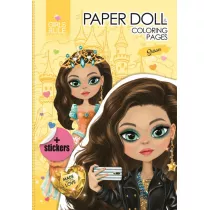 Papierowa lalka do wycinania z naklejkami Susan Fresh