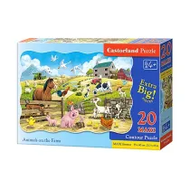 Puzzle 20 el. Zwierz�ta z farmy Castorland