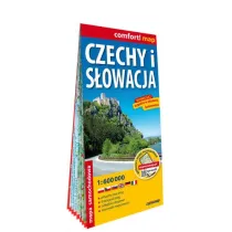 Czechy i Sowacja laminowana mapa samochodowa 1:600 000