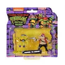 Wojownicze wie Ninja Dwie figurki Donatello i Bebop