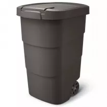 Prosperplast Keden kosz na mieci wheeler - czarny recykling 95 l