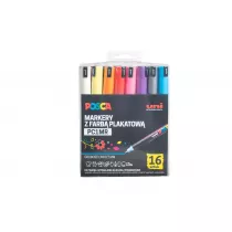Uni Mitsubishi Pencil Marker PC-1MR Posca Uni 16 szt.