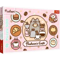 Puzzle 500 Pusheen w kawiarni TREFL