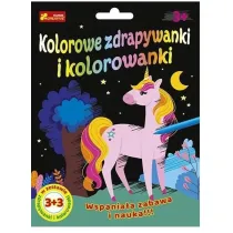 Kolorowe zdrapywanki i kolorowanki Jednoro�ec i przyjaciele