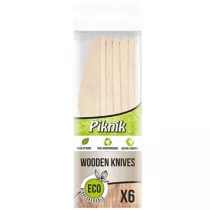 Piknik No�e drewniane EKO 6 szt.