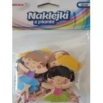 Brewis Naklejki z pianki taniec 16 szt.