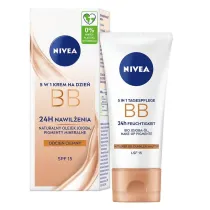 Nivea _BB krem na dzie 5 w 1 intensywne nawilenie SPF 15 Ciemny 50 ml