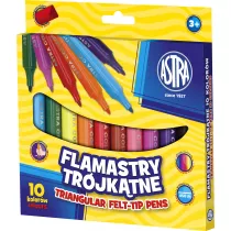 Astra Flamastry trjktne jumbo 10 szt.
