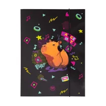 Patio Teczka kartonowa z gumk� A4 Coolpack Capybara Music