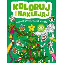 Choinka i �wi�teczne wypieki. Koloruj i naklejaj