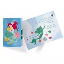 Kukartka Karnet B6 DS-061 Urodziny Syrenka Ariel