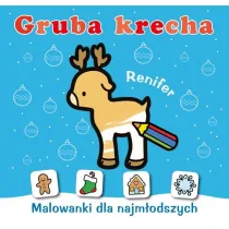 Renifer. Gruba krecha