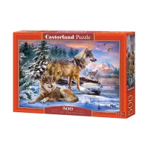 Puzzle 500 el. Wilcza kraina Castorland