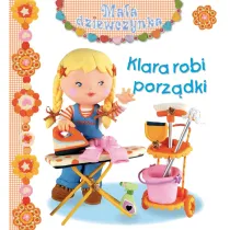 Klara robi porz�dki. Ma�a dziewczynka