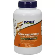 Now Foods Glucomannan (Glukomannan) 575 mg - Konjac Root Suplement diety 180 kaps.