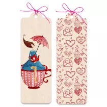 Cozywood Zakadka drewniana Kobieta w filiance