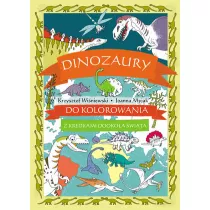 Dinozaury do kolorowania - z kredkami dookoa wiata