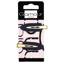 Glamour Spinki do makijau Czarne 2 szt.
