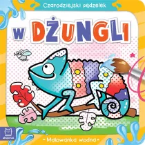 Czarodziejski pdzelek. W dungli. Malowanka wodna