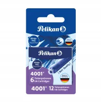 Naboje atramentowe Pelikan krtkie niebieskie 2x6szt.