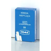 Toma Kreda szkolna niepyl�ca bia�a 10 szt.