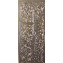 Galeria Hobby Stiker a�urowy srebrny 10x23cm