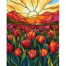 Ideyka Malowanie po numerach - Pole tulipanw 40x50cm