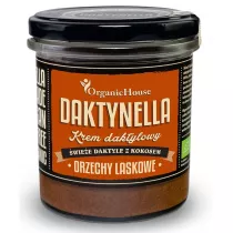 Daktynella Krem kokosowo - daktylowy orzechy laskowe bezglutenowy 280 g Bio