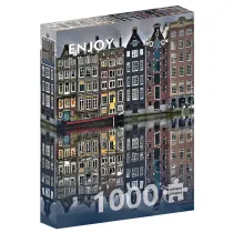 Puzzle 1000 el. Amsterdam, Niderlandy Enjoy