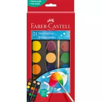 Faber-Castell Farby szkolne 21 kolor�w, 30 mm
