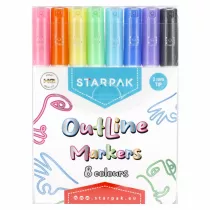 Starpak Marker OutLine 8 szt.