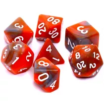 Komplet koci RPG - Dwukolorowe pomaraczowo szare Rebel