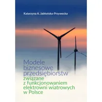 Modele biznesowe przedsi�biorstw zwi�zane z funkcjonowaniem elektrowni wiatrowych w Polsce