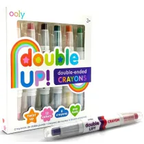 Kolorowe Baloniki Kredki Dwustronne Double Up 6 szt