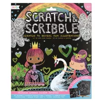 Kolorowe Baloniki Zdrapywanki Scratch & Scribble Ogr�d Ksi�niczki