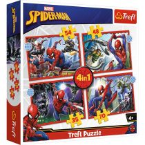 Puzzle 4w1 Bohaterski SpiderMan Trefl