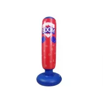 Nadmuchiwany worek bokserski czerwono nieb. 125cm Leantoys