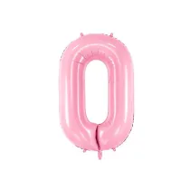 PartyDeco Balon foliowy 0 r�owy 86cm